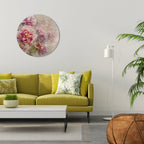 PEONY WHISPER Round Wall Art