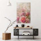 PEONY WHISPER Peel and Stick Vertical Poster