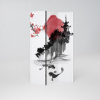 CHERRY SHADOWS Dekorativ rumsavdelare – 3 paneler