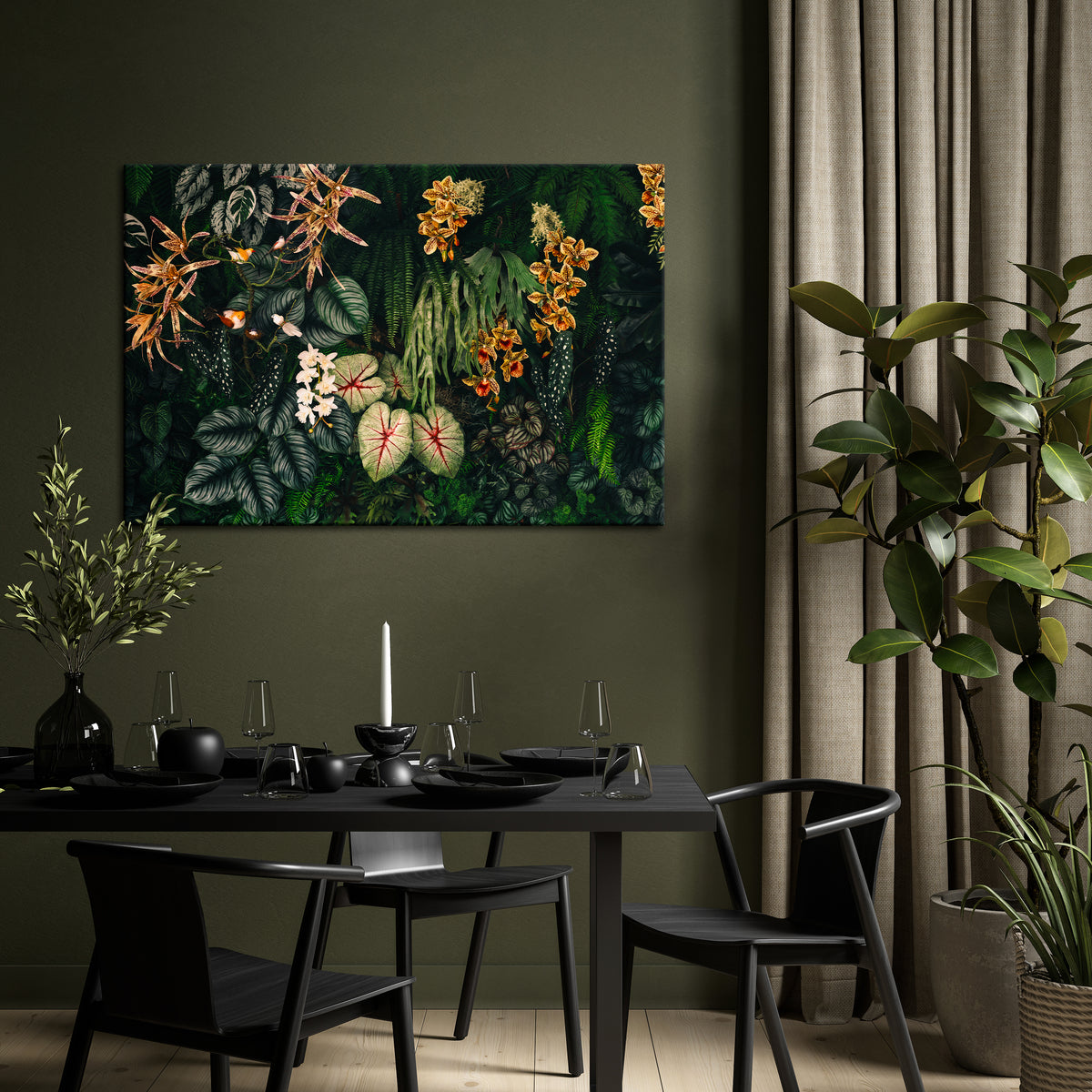 SILENT WILDERNESS Horizontal Canvas Print