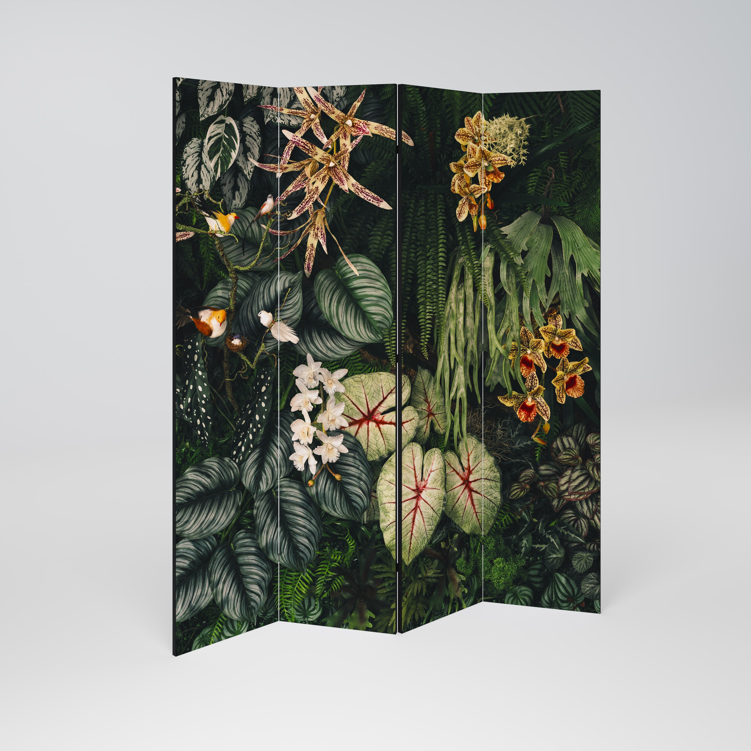 SILENT WILDERNESS 4-Panel Room Divider