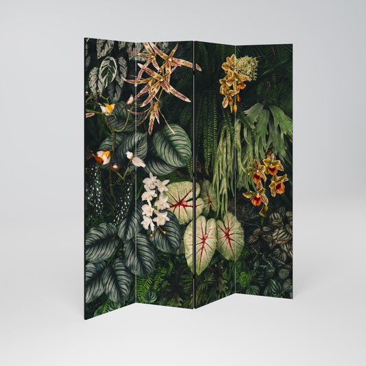 SILENT WILDERNESS Dekorativ rumsavdelare med 4 paneler