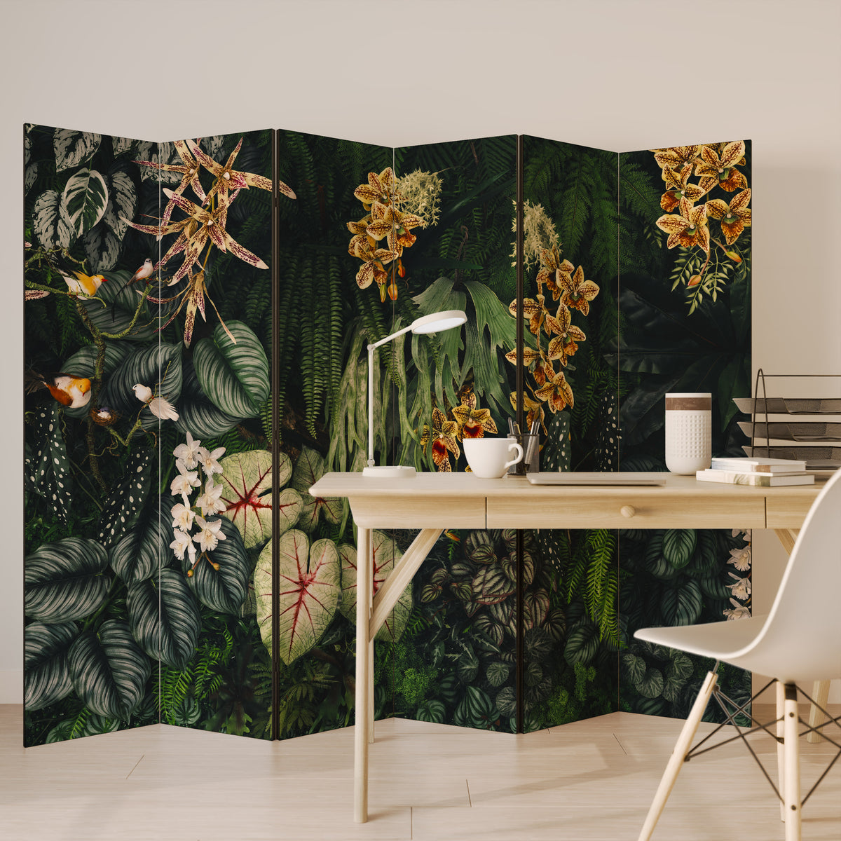SILENT WILDERNESS 6-Panel Room Divider