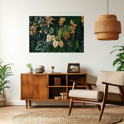 SILENT WILDERNESS Peel and Stick Horizontal Poster