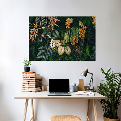 SILENT WILDERNESS Peel and Stick Horizontal Poster