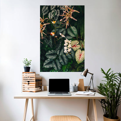 SILENT WILDERNESS Peel and Stick Vertical Poster
