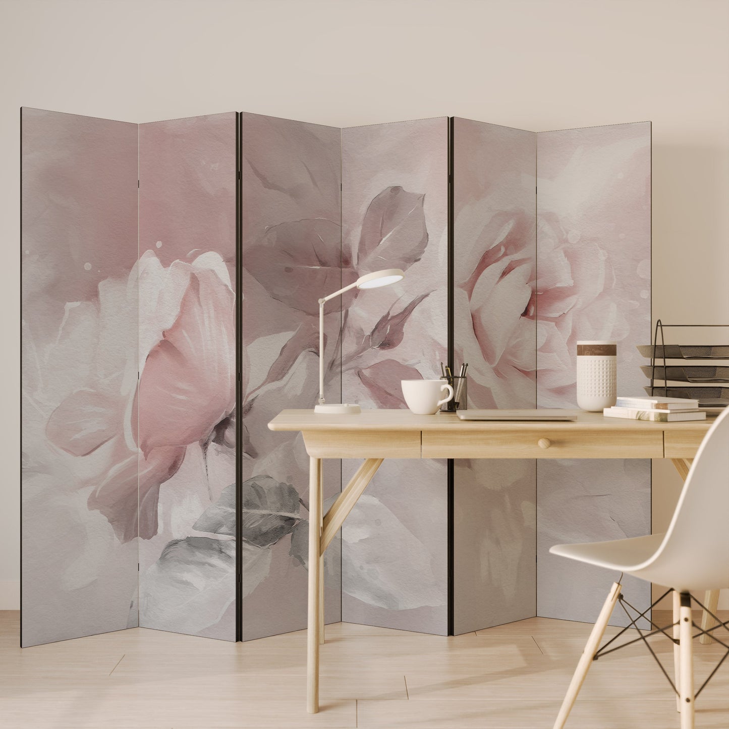 GRACEFUL DAYS Decorative 6-Panel Room Divider