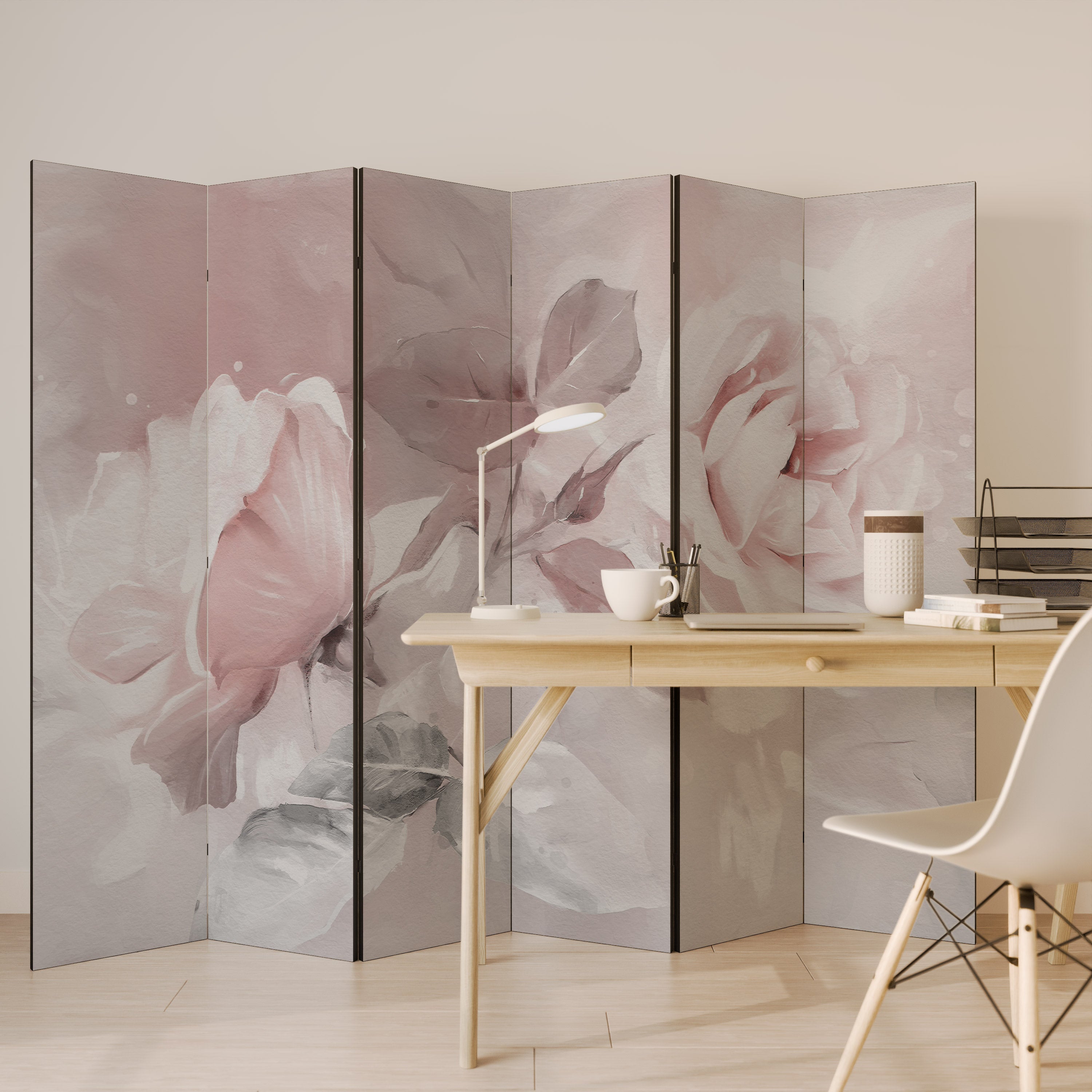 GRACEFUL DAYS Dekorativ rumsavdelare med 6 paneler