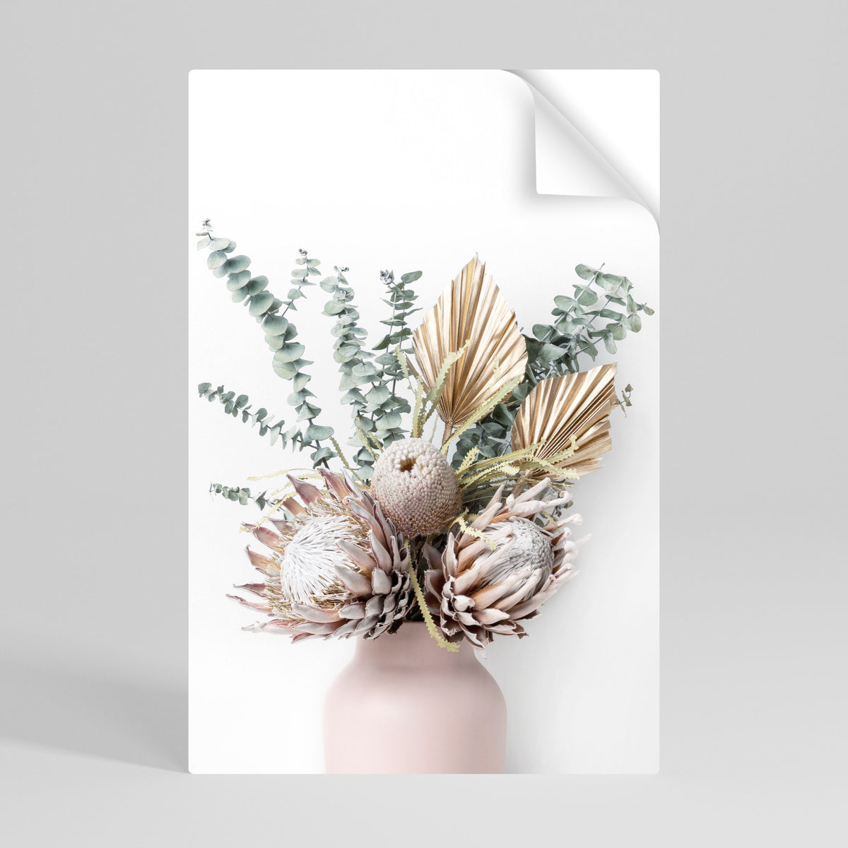 NATURE'S GOLDEN WHIMSY Peel and Stick Vertical Poster