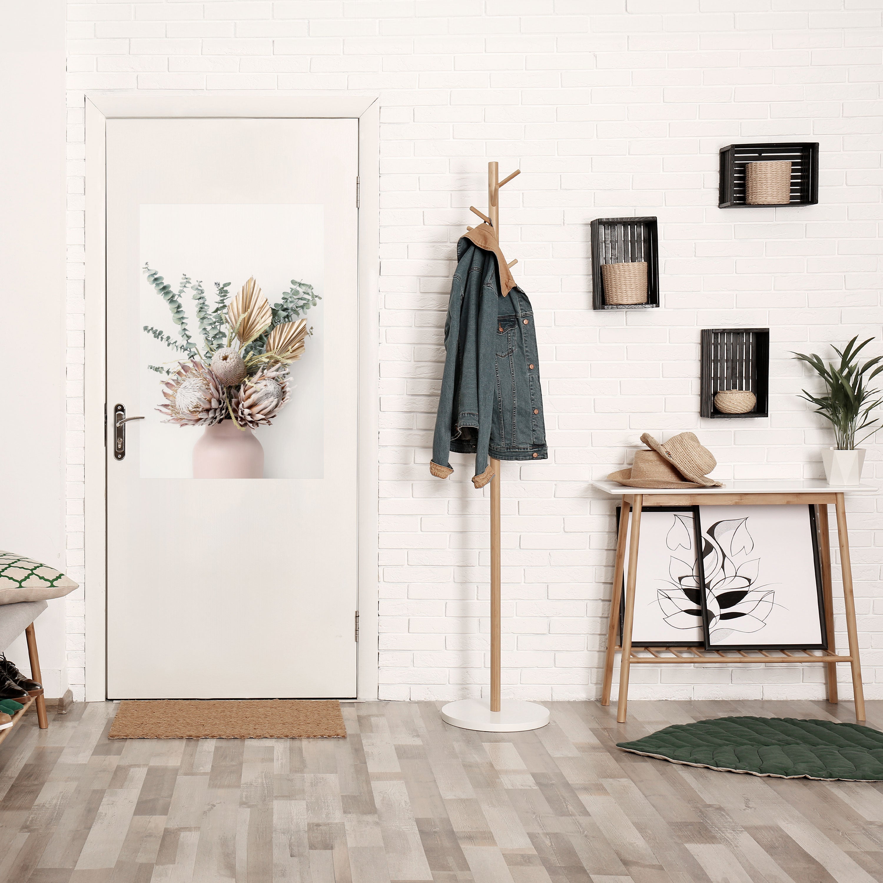 NATURE'S GOLDEN WHIMSY Vertikal poster med självhäftande papper