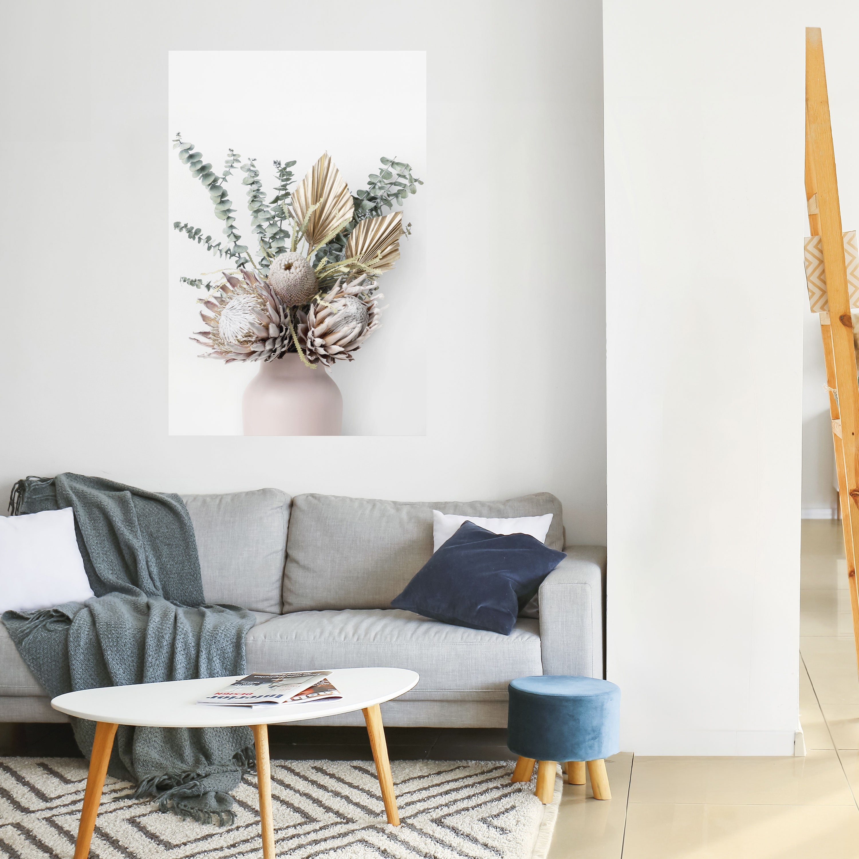 NATURE'S GOLDEN WHIMSY Vertikal poster med självhäftande papper
