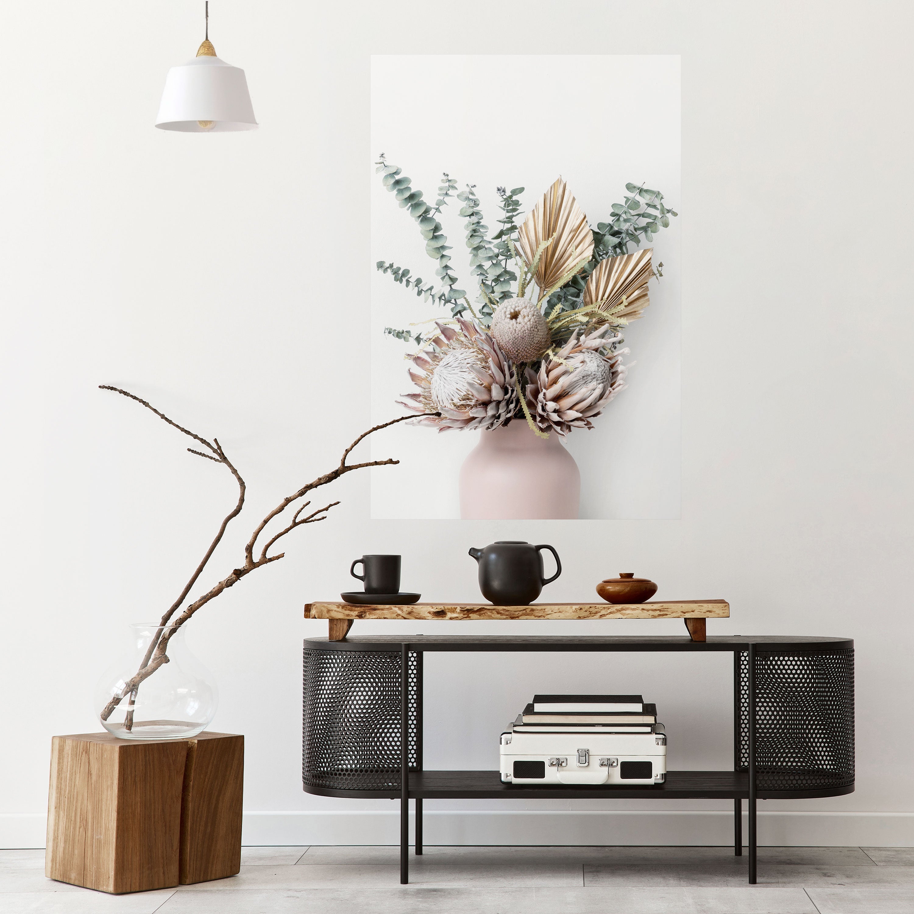 NATURE'S GOLDEN WHIMSY Vertikal poster med självhäftande papper