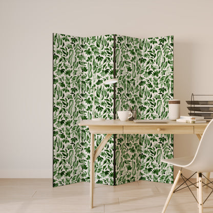 LEAFY LAYERS Dekorativ rumsavdelare med 4 paneler