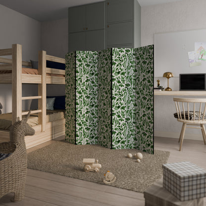 LEAFY LAYERS Dekorativ rumsavdelare med 5 paneler