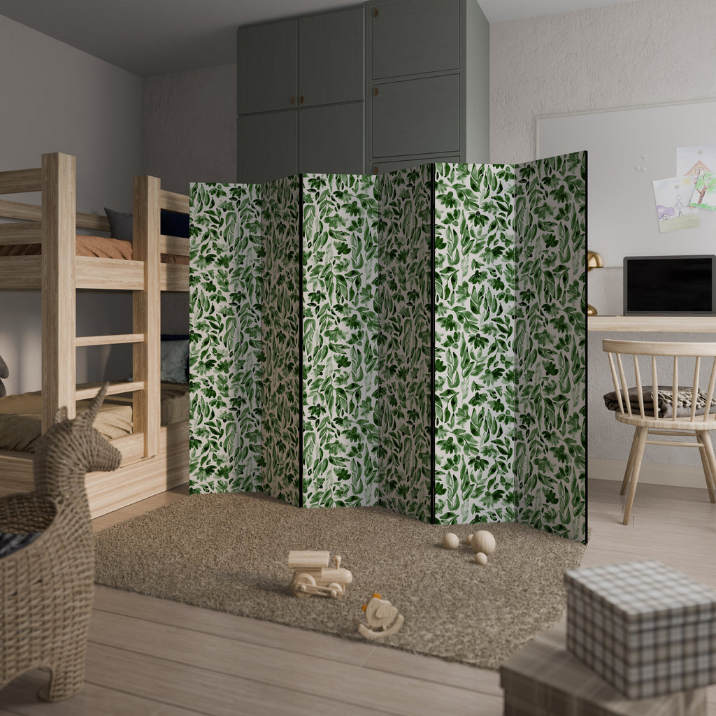 LEAFY LAYERS Dekorativ rumsavdelare med 6 paneler