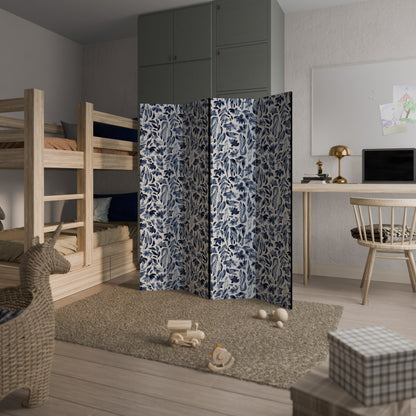 FLORAL FANTASY FABLE Dekorativ rumsavdelare med 4 paneler