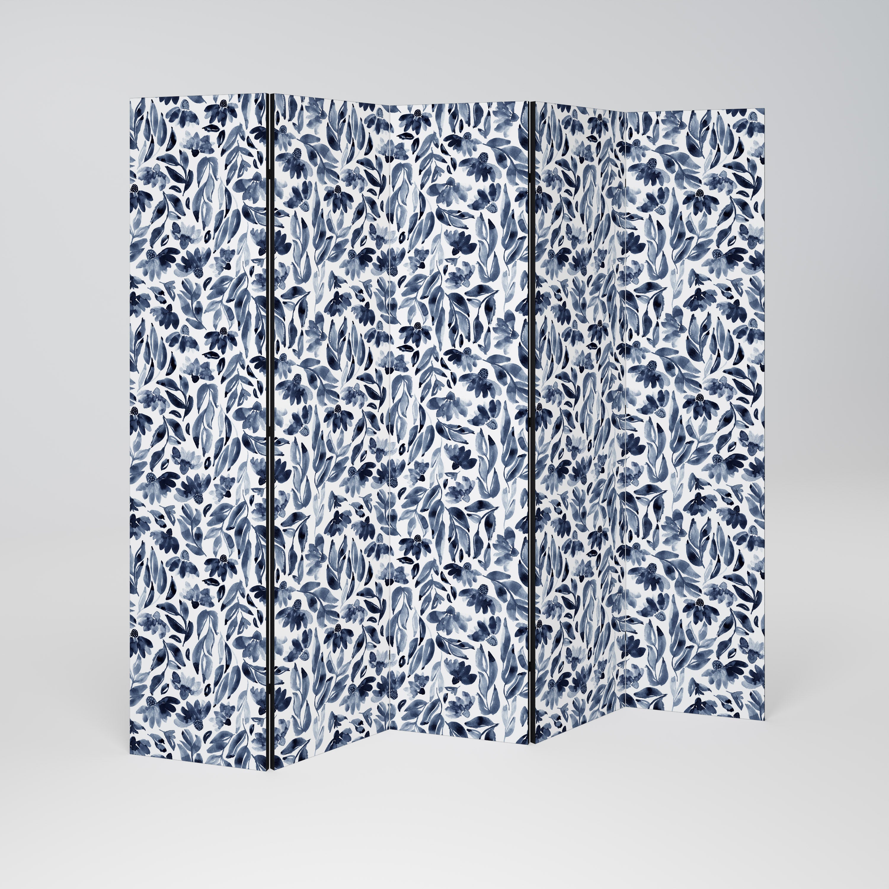 FLORAL FANTASY FABLE Dekorativ rumsavdelare – 5 paneler
