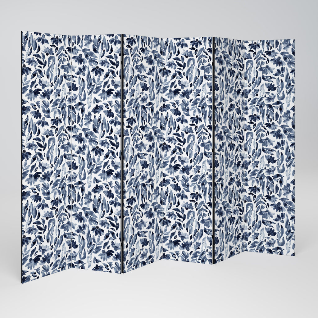 Dekorativ rumsavdelare med 6 paneler FLORAL FANTASY FABLE