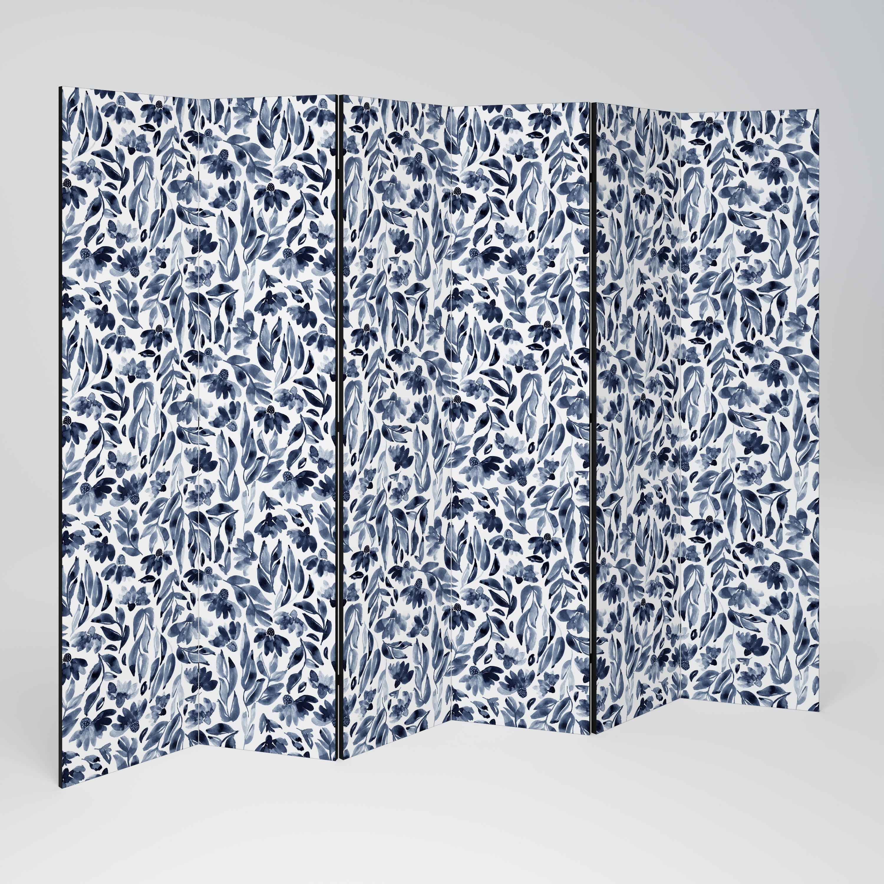 Dekorativ rumsavdelare med 6 paneler FLORAL FANTASY FABLE