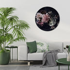 PURE BLOSSOM Round Wall Art