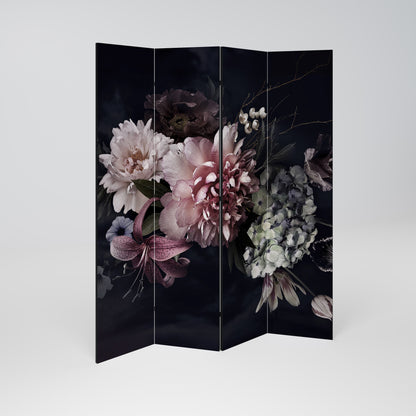PURE BLOSSOM Dekorativ rumsavdelare med 4 paneler