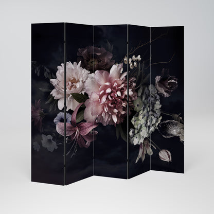 PURE BLOSSOM Dekorativ rumsavdelare med 5 paneler