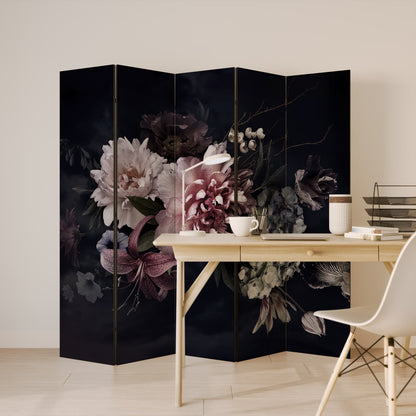PURE BLOSSOM Dekorativ rumsavdelare – 5 paneler
