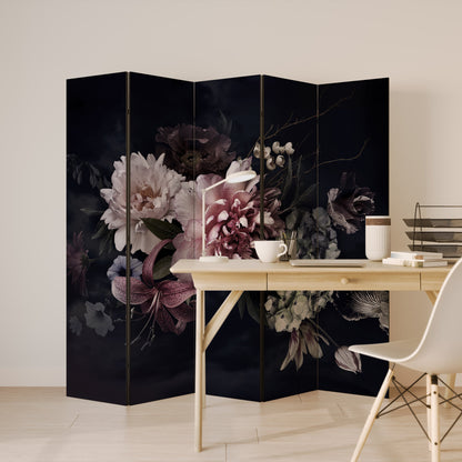 PURE BLOSSOM Dekorativ rumsavdelare med 5 paneler