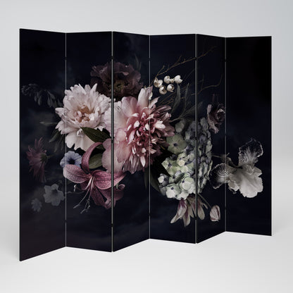 PURE BLOSSOM Dekorativ rumsavdelare med 6 paneler