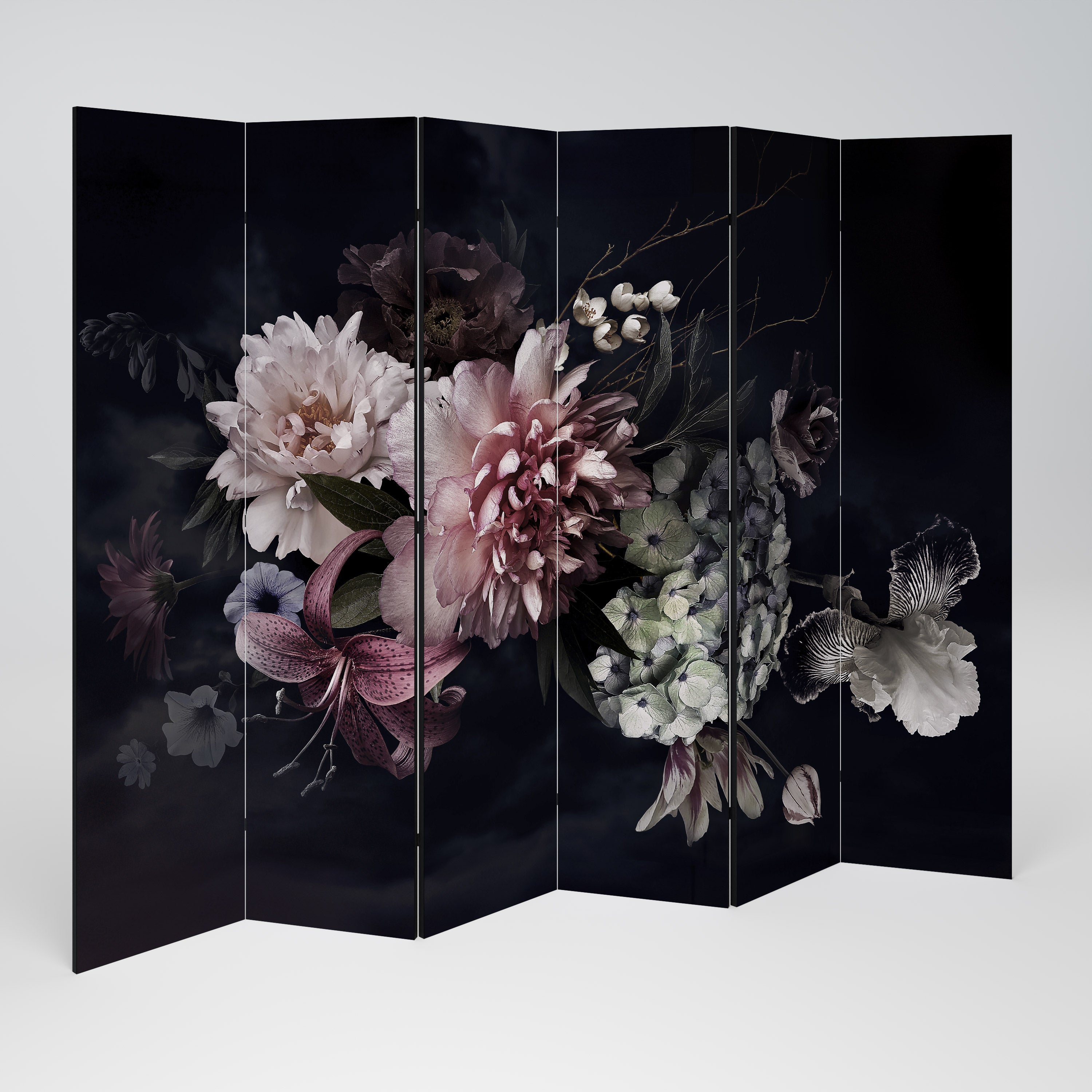 PURE BLOSSOM Rumsavdelare 6 paneler