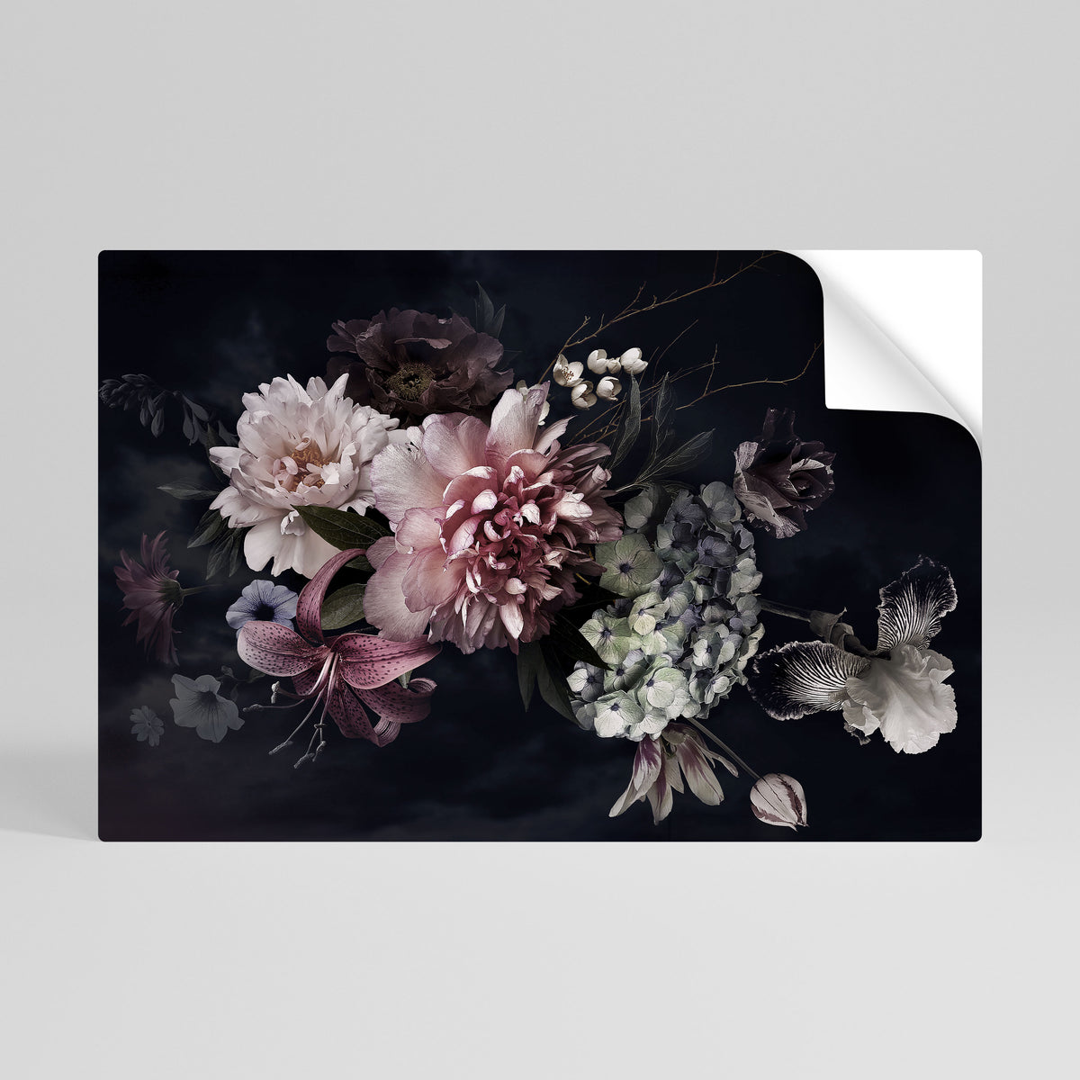 PURE BLOSSOM Självhäftande Horisontell Poster