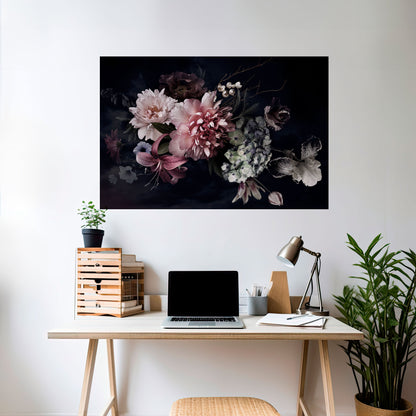 PURE BLOSSOM Peel and Stick Horizontal Poster
