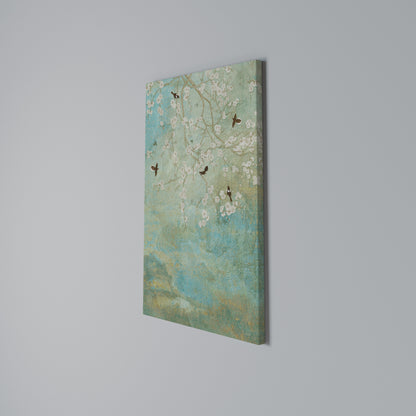 BLOOMING CHARM Vertical Canvas Print