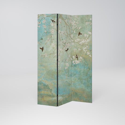 BLOOMING CHARM Decorative 3-Panel Room Divider