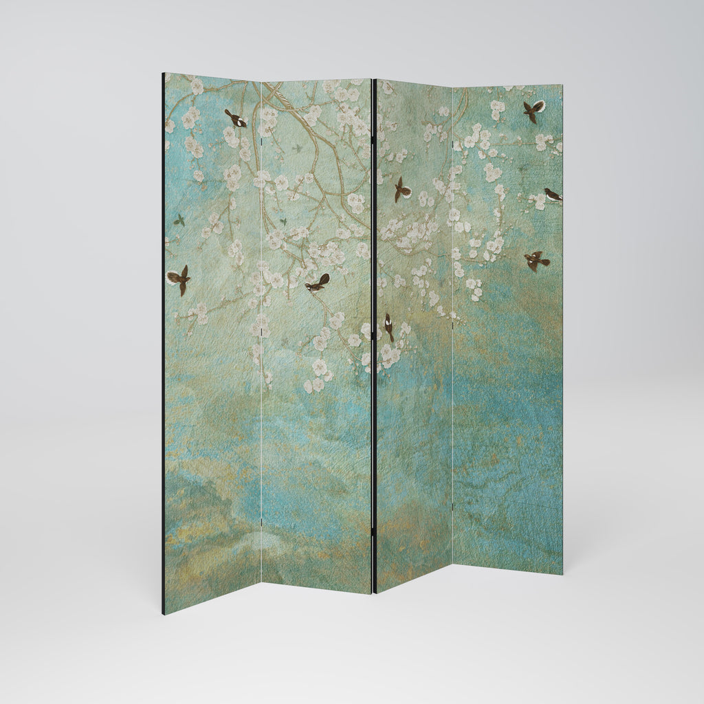 BLOOMING CHARM Rumsavdelare 4 paneler