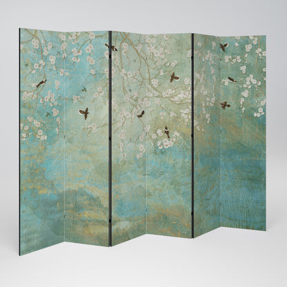 BLOOMING CHARM Rumsavdelare 6 paneler