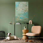 BLOOMING CHARM Peel and Stick Vertical Poster