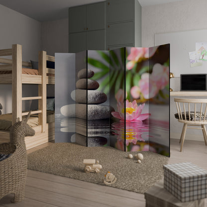 CALMING REFLECTIONS Decorative 6-Panel Room Divider