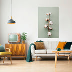 COTTON DREAMS UNFOLDED Peel and Stick Vertical Poster