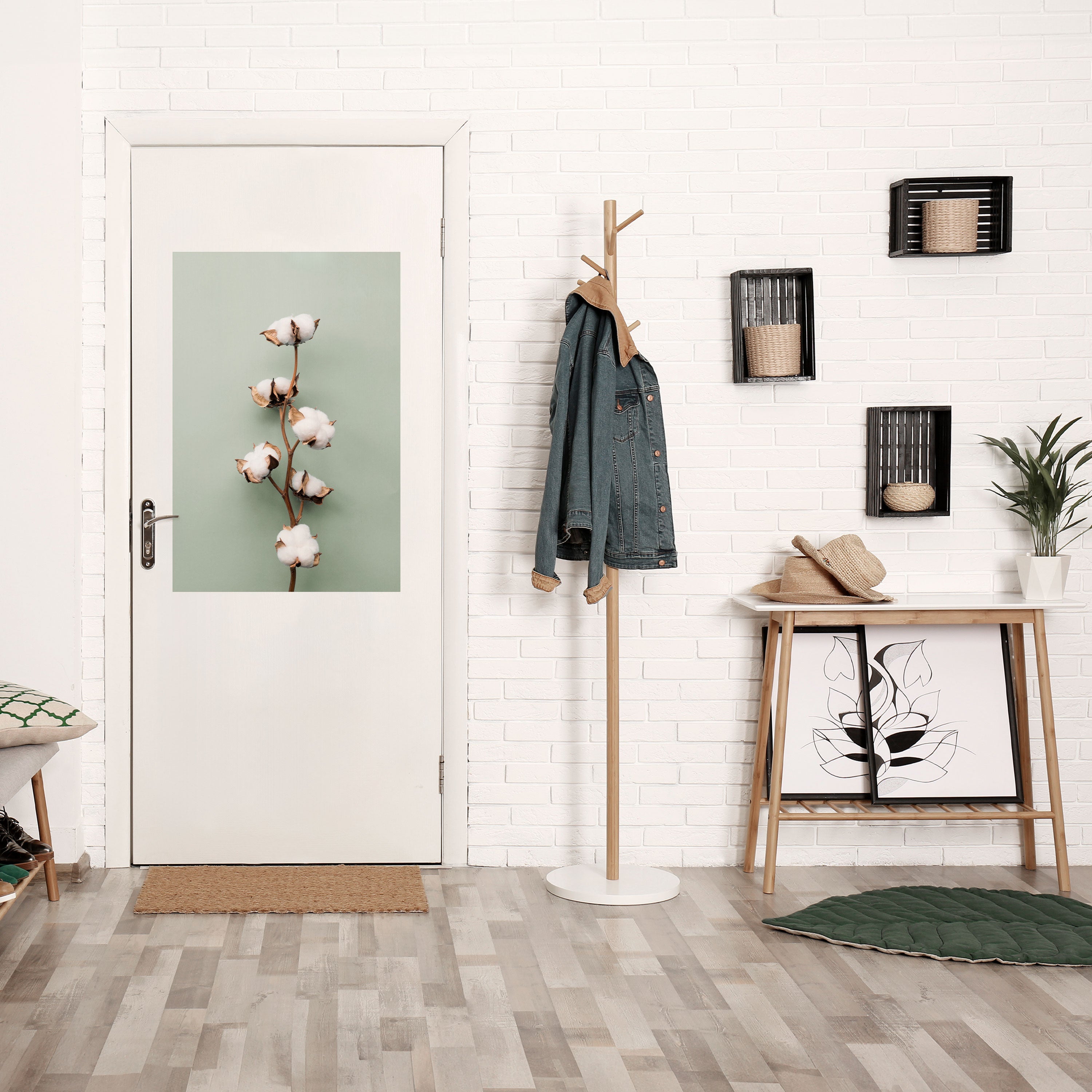 COTTON DREAMS UPPVIKTA Vertikal poster med självhäftande text