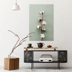 COTTON DREAMS UNFOLDED Peel and Stick Vertical Poster