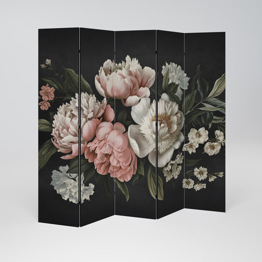 LUSH ELEGANCE Decorative 5-Panel Room Divider