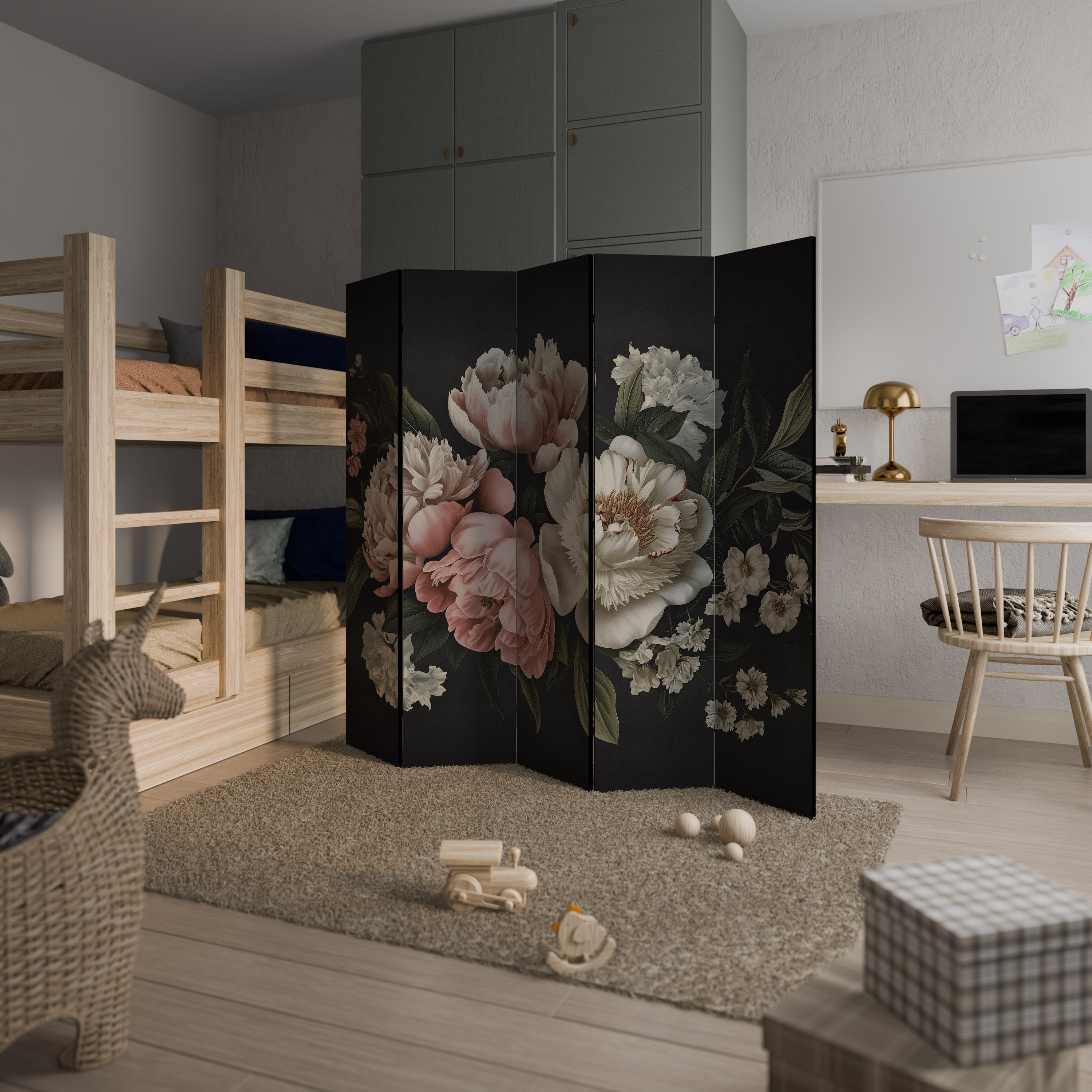 LUSH ELEGANCE 5-Panel Room Divider