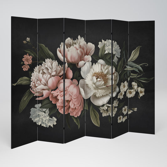 LUSH ELEGANCE Decorative 6-Panel Room Divider
