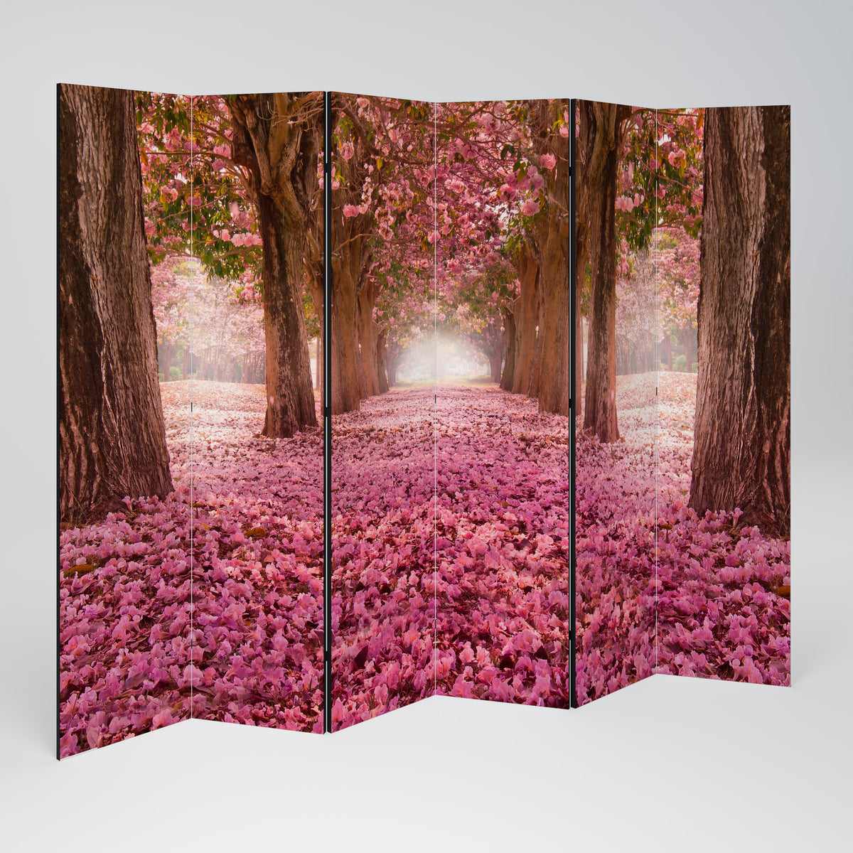 BLOSSOMING PATHWAYS Rumsavdelare 6 paneler