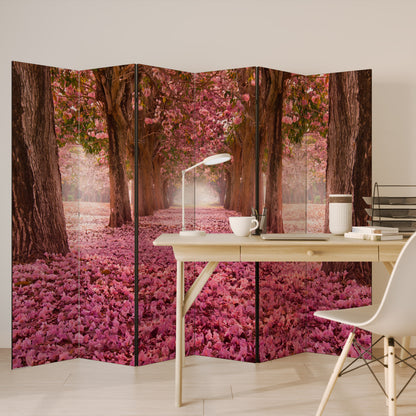 BLOSSOMING PATHWAYS Rumsavdelare 6 paneler