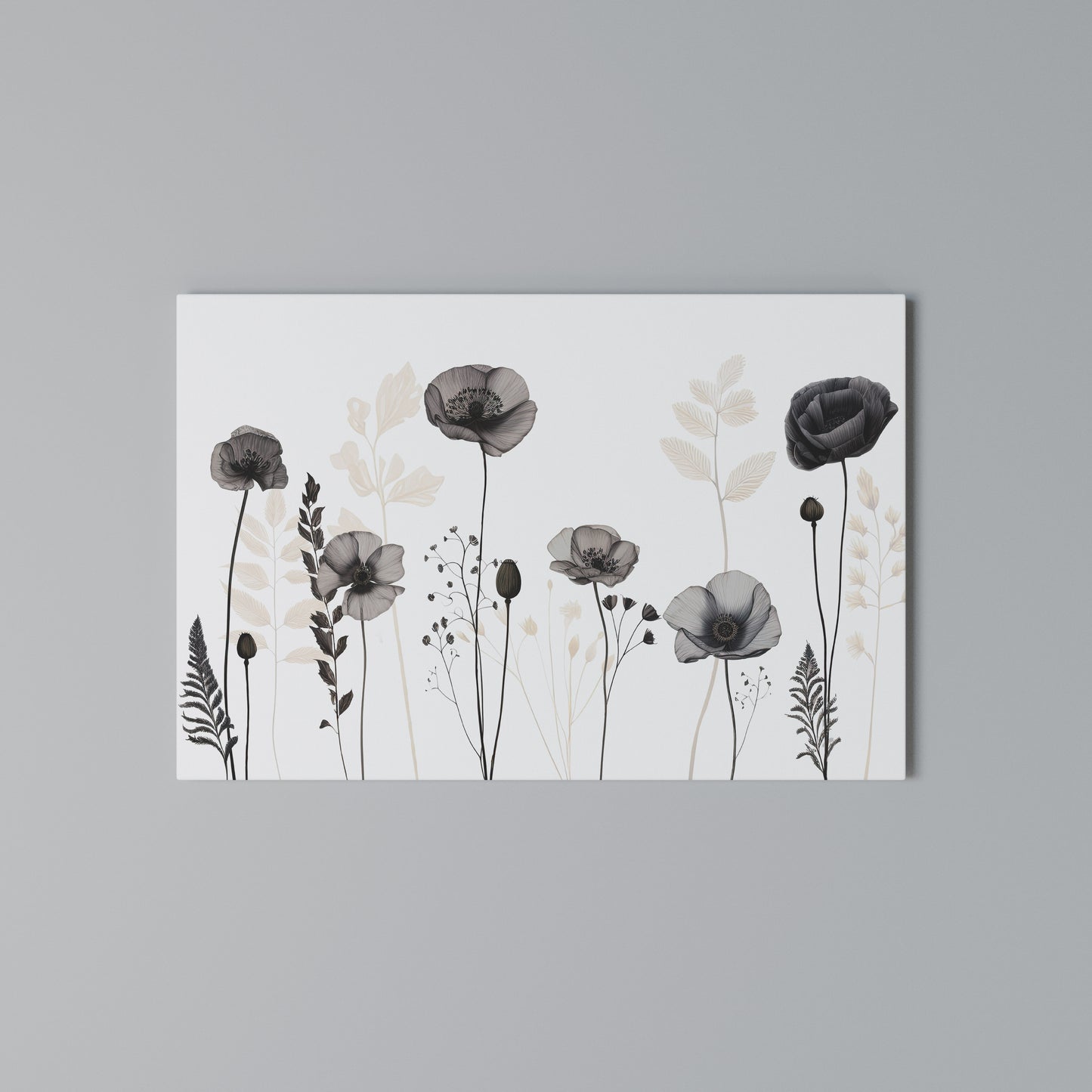 POPPY ALLURE Horizontal Canvas Print