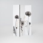 POPPY ALLURE Dekorativ rumsavdelare – 3 paneler