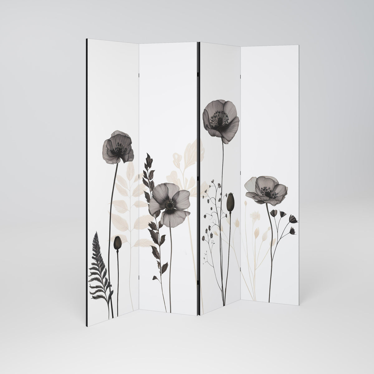 POPPY ALLURE Rumsavdelare 4 paneler