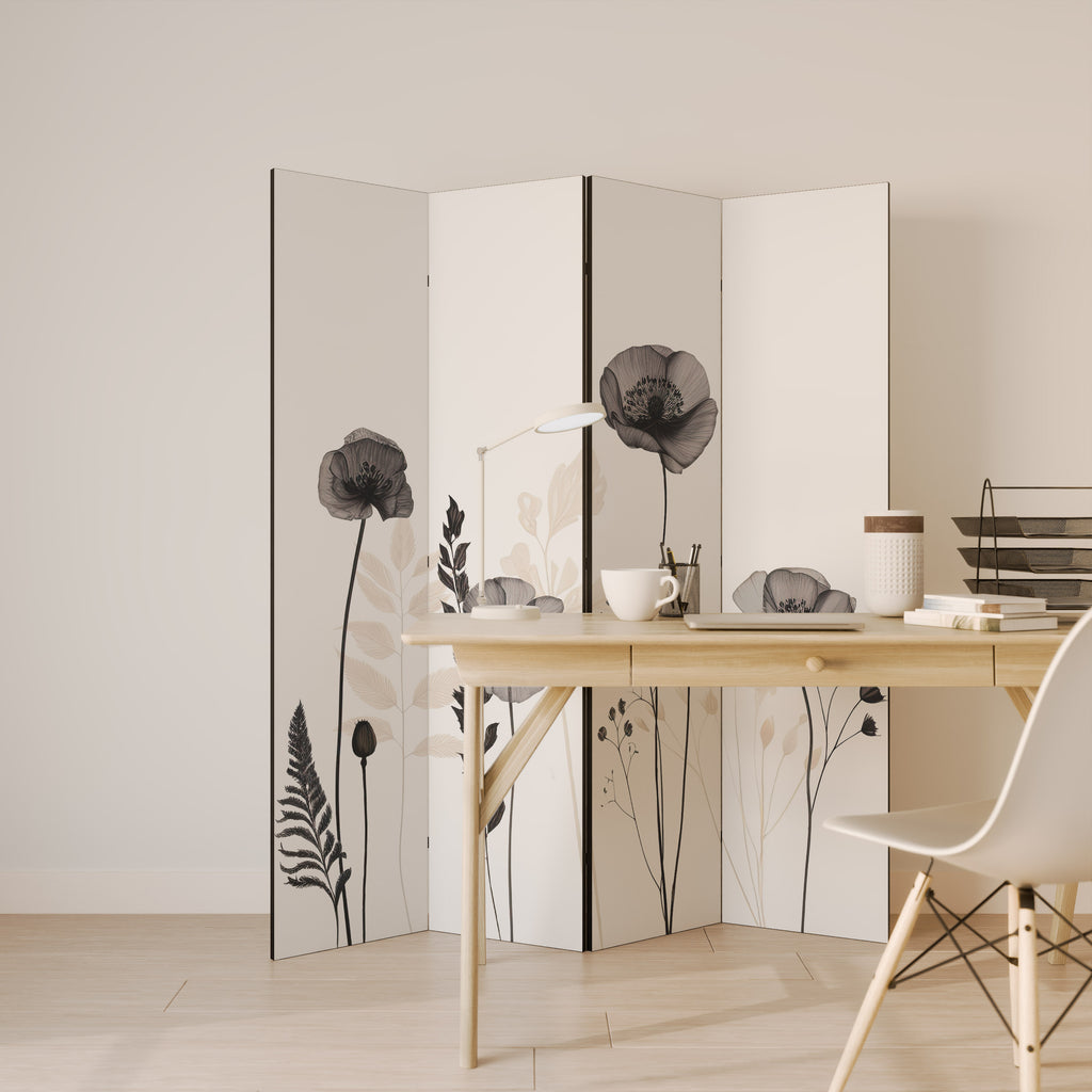 POPPY ALLURE Rumsavdelare 4 paneler